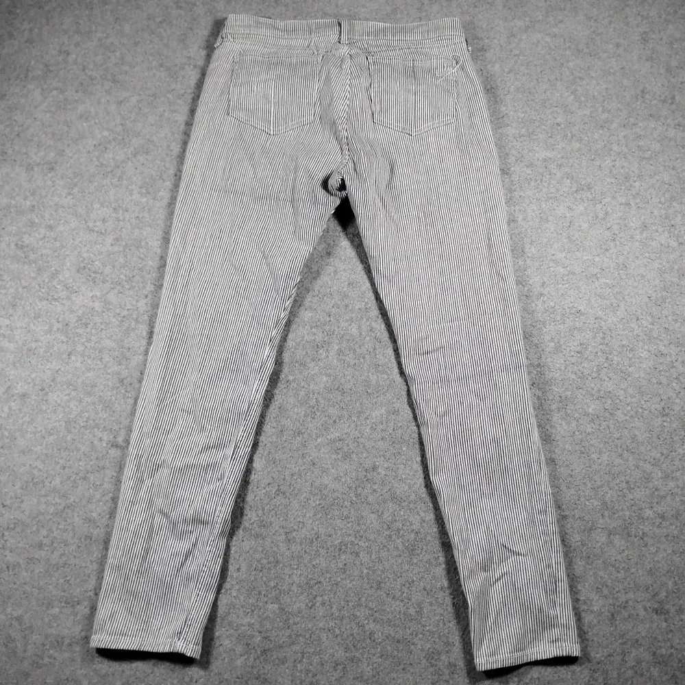 Rag & Bone Stripe Skinny Jeans Women's 29 Dobby Stretch Net-A-Porter Distressed